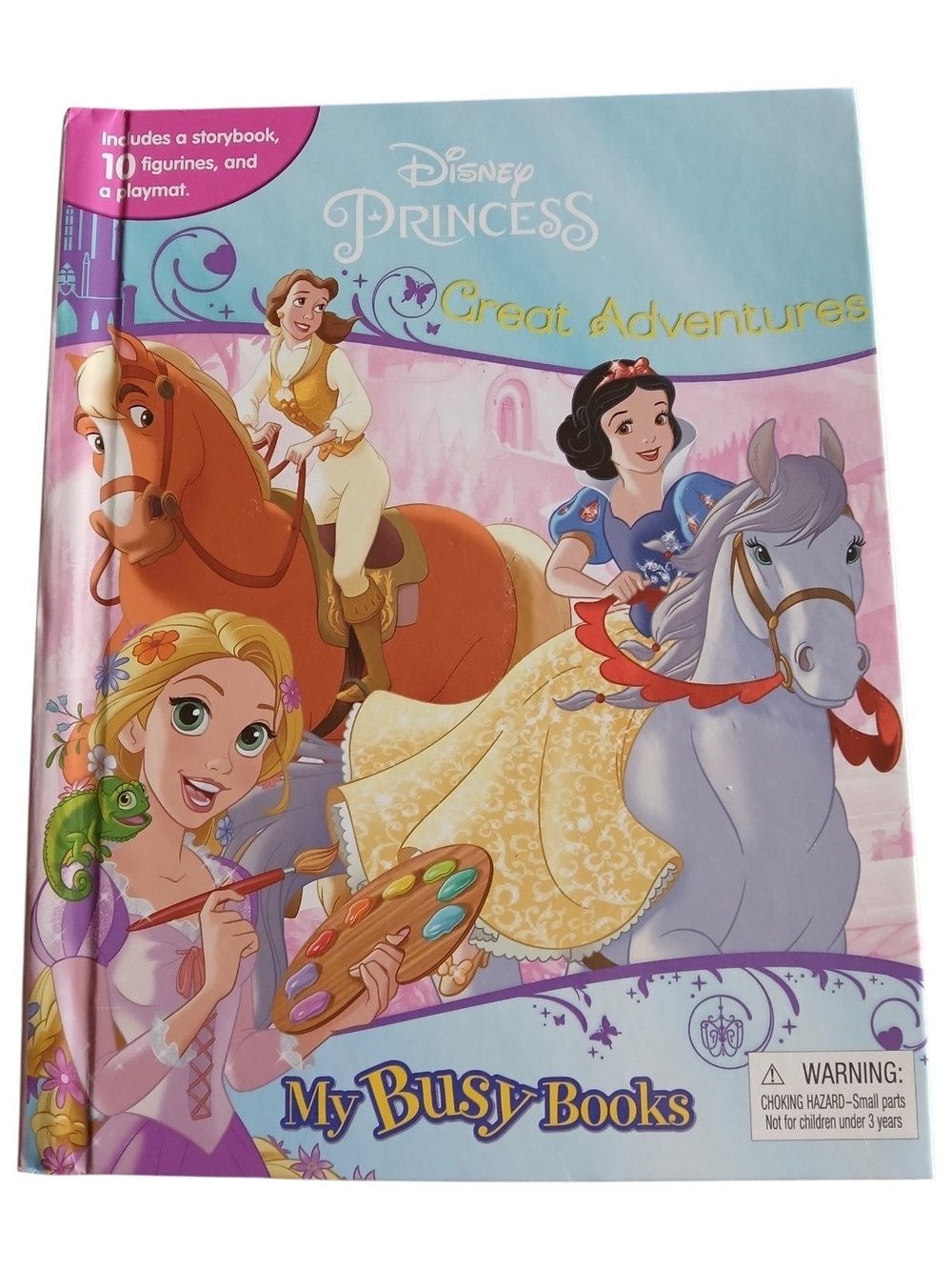 Disney Princess Busy Book – Pink, Light Blue & Purple Activity Storybook